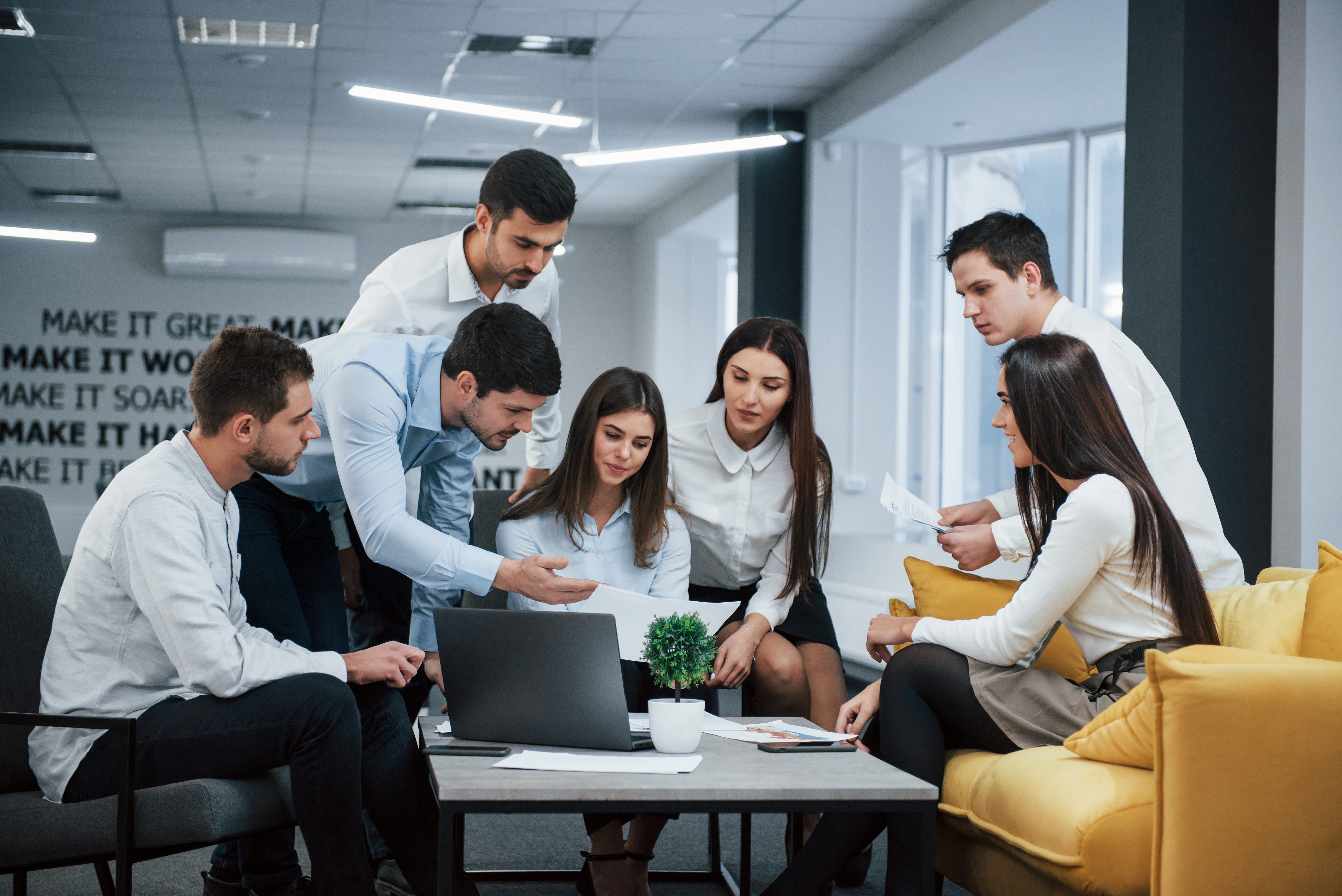 Professionals working together